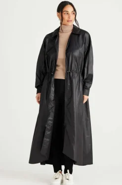 Brave + True Cloudy Day Raincoat in Black