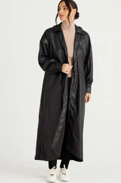 Brave + True Cloudy Day Raincoat in Black