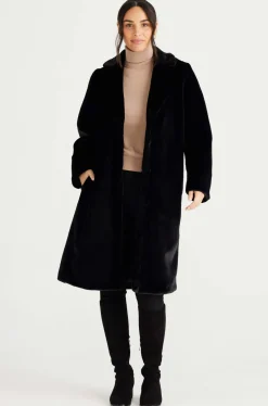 Brave + True Soho Long Coat in Black