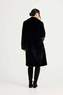 Brave + True Soho Long Coat in Black