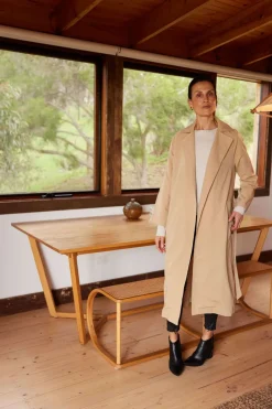 Brave + True Weekender Trench in Tan