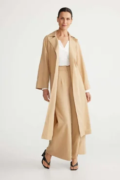 Brave + True Weekender Trench in Tan