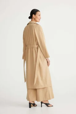 Brave + True Weekender Trench in Tan