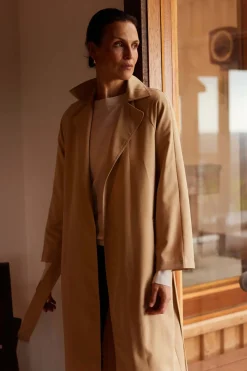 Brave + True Weekender Trench in Tan