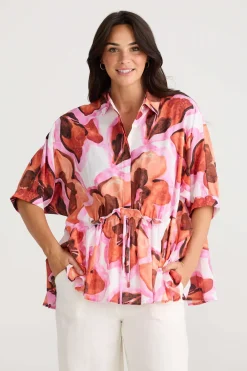 Brave + True Wonderland Top in Azalea