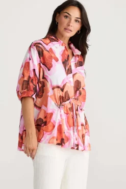 Brave + True Wonderland Top in Azalea