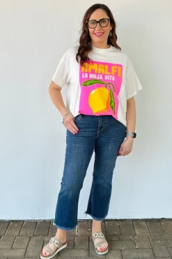 By Frankie Amalfi Pink Lemon Tee