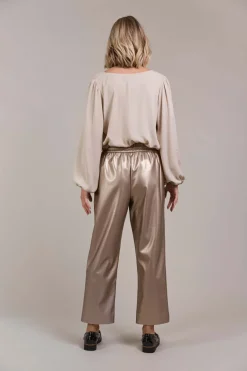 Eb & Ive Allegro Crop Pant in Luxe