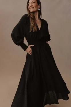 Eb & Ive Ayana Maxi Dress in Black