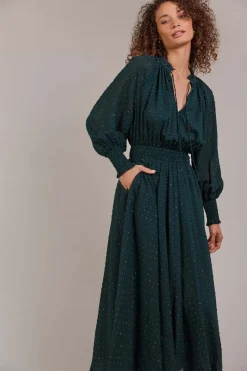 Eb & Ive Ayana Maxi Dress in Peacock