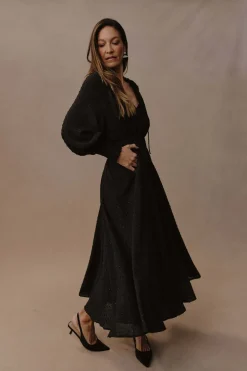 Eb & Ive Ayana Maxi Dress in Black