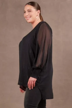 Eb & Ive Bantu Top in Ebony