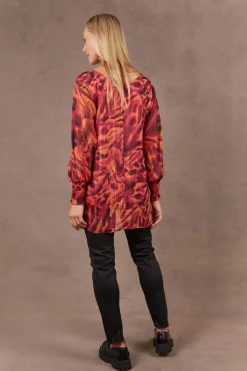 Eb & Ive Bantu Top in Magenta