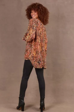 Eb & Ive Bantu Top in Ochre