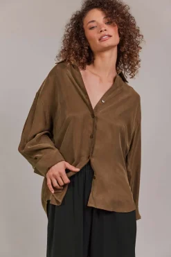 Eb & Ive Eden Shirt in Tobacco