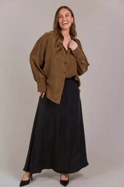 Eb & Ive Eden Skirt in Black