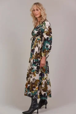 Eb & Ive Elsie Maxi Dress in Botanical Tusk