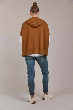 Eb & Ive Estel Hood Knit in Hazel