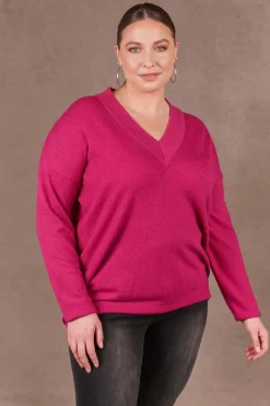 Eb & Ive Irula Knit in Magenta