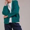 Eb & Ive Katana Cardigan in Teal