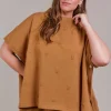 Eb & Ive Masa Knit Poncho in Hazel