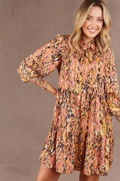 Eb & Ive Mayan Dress in Ochre