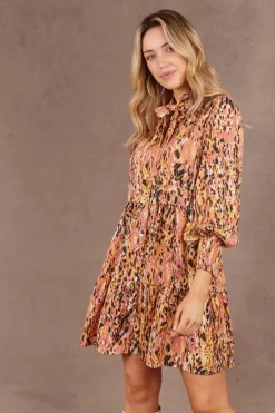 Eb & Ive Mayan Dress in Ochre