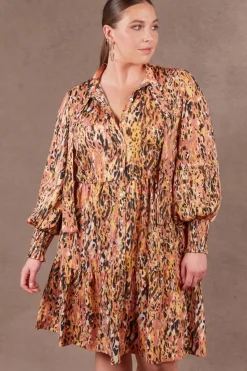 Eb & Ive Mayan Dress in Ochre