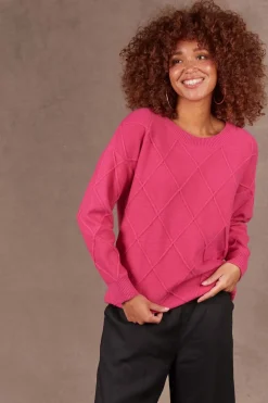 Eb & Ive Nakako Jumper in Magenta