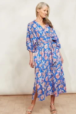 Eb & Ive Seraphic Tie Dress in Palme