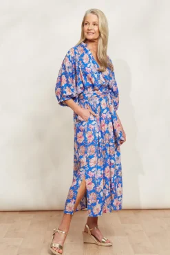 Eb & Ive Seraphic Tie Dress in Palme