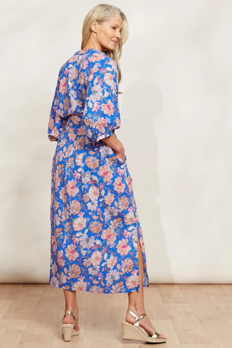 Eb & Ive Seraphic Tie Dress in Palme