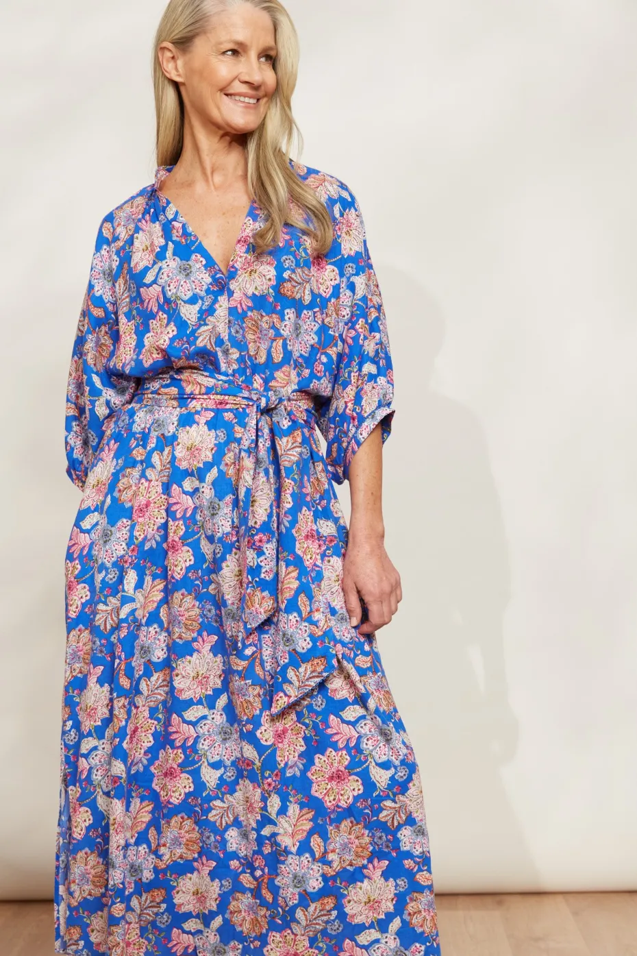 Eb & Ive Seraphic Tie Dress in Palme