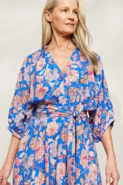 Eb & Ive Seraphic Tie Dress in Palme