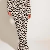 Fate & Becker Fancy Like Wide Leg Pant in Black White Fan