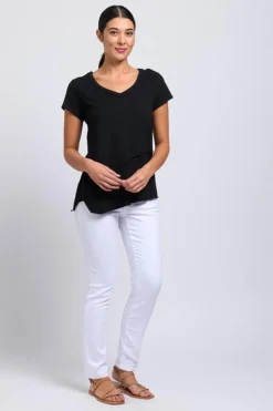 Foil Best Angle Tee in Black