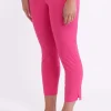 Foil Fuss Free Capri in Pink Flash