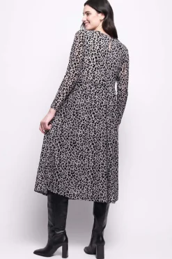 Foil International Velvet Dress in Roar