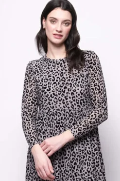 Foil International Velvet Dress in Roar