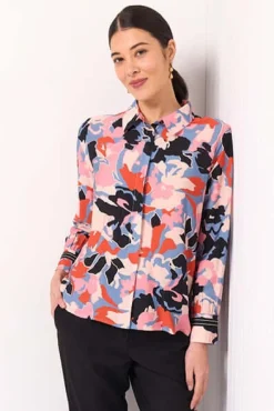 Foil On The Strip Shirt in Neopolitan