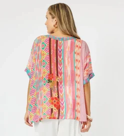 Hammock & Vine Corsica Top in Summer Stripe