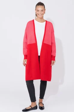 Haven Cyprus Cardigan in Chilli Pink