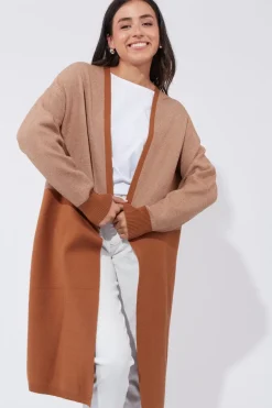 Haven Cyprus Cardigan in Sand Dune