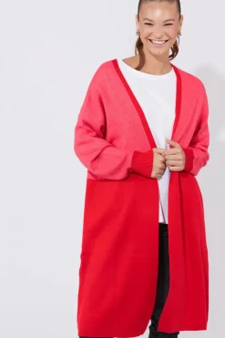 Haven Cyprus Cardigan in Chilli Pink