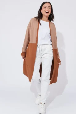 Haven Cyprus Cardigan in Sand Dune