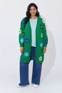 Haven Delphi Cardigan in Blue Oasis