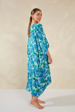 Haven Lipari Kaftan in Petali