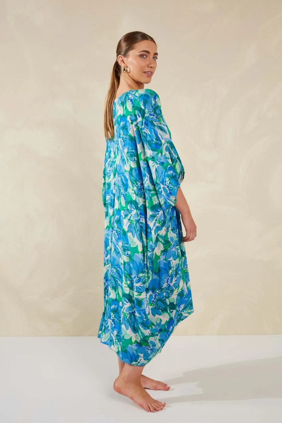 Haven Lipari Kaftan in Petali