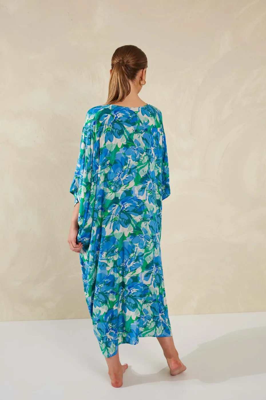 Haven Lipari Kaftan in Petali