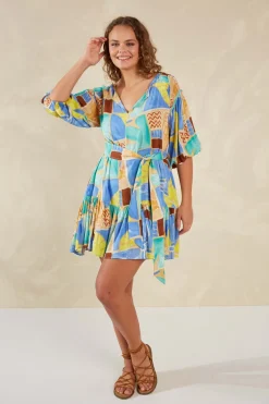 Haven Palermo Mini Dress in Solare